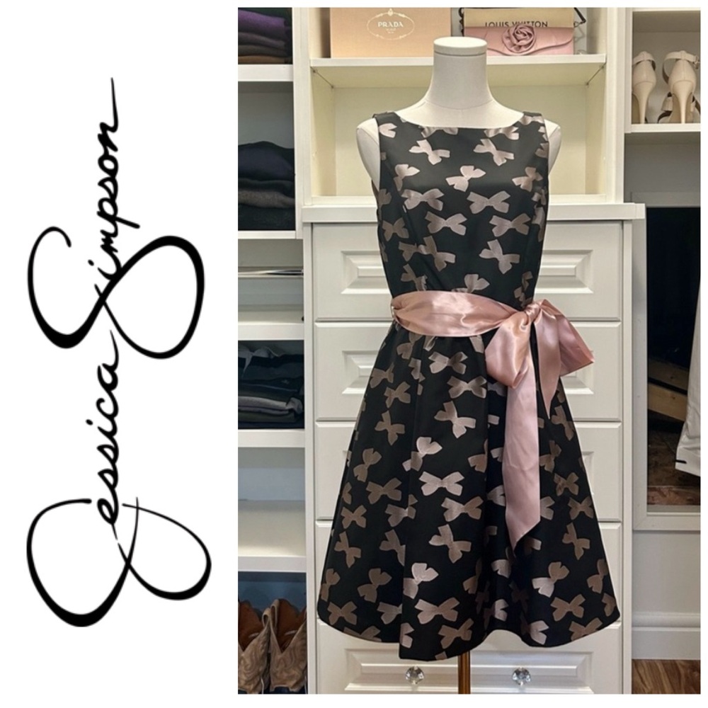 Jessica Simpson Pink Bow Dress